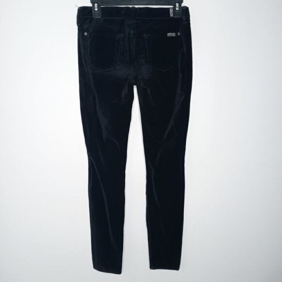 7FAM the skinny black velvet pants size 26 - Picture 5 of 7